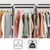 LOKEME Portable Closet, Portable Closets for Hanging Clothes with 3