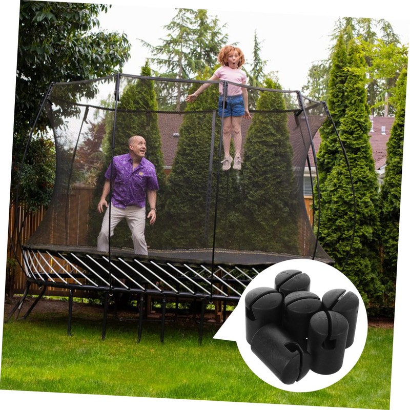 SUPVOX Trampoline Rod Covers Plastic Fit for Trampoline Poles Replacement