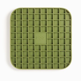 DOG by Dr. Lisa Lick Mat for Dogs - Grooming & Bath Time Mat - Suction Cup Slow Feeder Pad for Dogs - 53 Suction Cups - Great for Brushing, Washing & Feeding - Dishwasher Safe - Vet Created