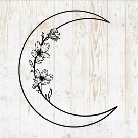 Mystical Witchy Wall Decals - Mystical Witchy Wall Stickers - Minimalist Witch Celestial Witchcraft Magic Wicca Silhouette - Car Window Tumbler Laptop Water Bottle Bedroom Room Home Decor DWSV12912