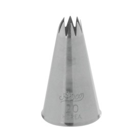 Ateco Steel Open Star Pastry Tip - #20