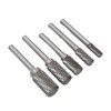 Double Cut Carbide Burrs Rotary Files Set 6mm Shank for