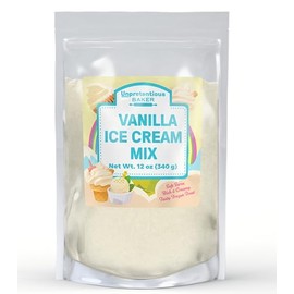 Unpretentious Vanilla Soft Serve Ice Cream Mix, 12 oz, Rich & Creamy, Homemade Ice Cream, Single Serving