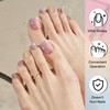 Boloshine Gel Nail Stickers for Toenails, 26 Pieces Semi-Hardened UV