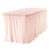 The Folding Table Cloth 6 Foot Blush 30x72x29…