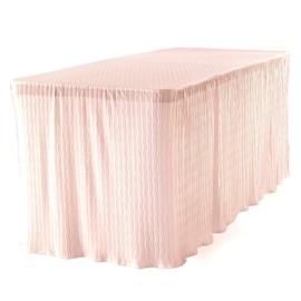 The Folding Table Cloth 6 Foot Blush 30x72x29…