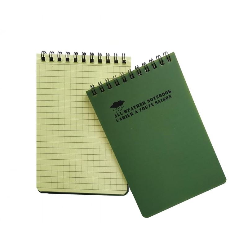 Patch Nation All Weather Military Waterproof Notebook Outdoor Tactical Green