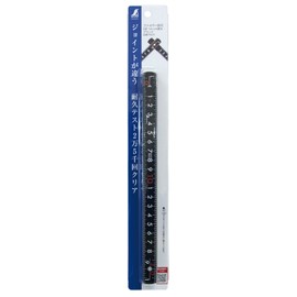 Shinwa Sokutei 78625 Fiber Scale 5 Fold 3.3 ft (1 m) Display Black