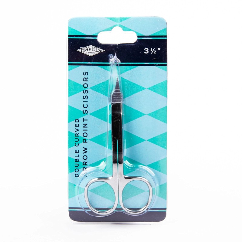 3 1/2" Double Curved Arrow Point Scissors