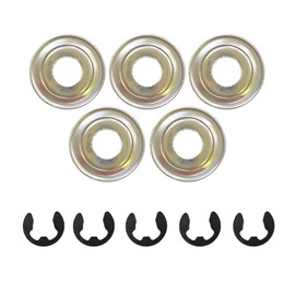 REDEEMX Chainsaw Sprocket Clutch Drum E-Clip 8x1.3 Clutch Washer Kit Compatible with ST MS391 MS650 MS362 019T Chainsaws HT70 HT75 Pole Saw Parts Replace OEM 9460 624 0801 0000 958 1022 5 Pack