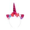 EROSPA® Unicorn Headband Girls Carnival Birthday Party White Pink