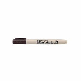 artline Dark Brown Supreme Brush Marker Pen