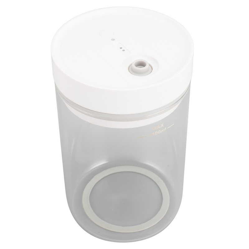 1100ml Electric Coffee Canister Glass Vacuum Sealer Jar Lasting Freshness