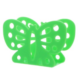 Plastic Napkin Holder Butterfly Shape (Green)