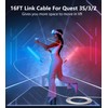 YRXVW Link Cable 16FT Compatible with Meta/Oculus Quest 3S, Quest