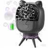 Rechargeable Bubble Machine for Kids Toddlers, Rotatable Bubble Blower with