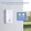 Aigostar doorbell, waterproof portable wireless bell set, doorbell kit, wireless