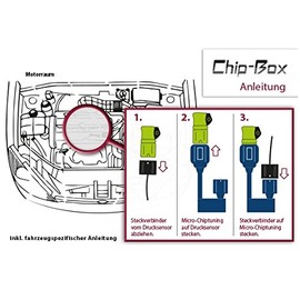 Micro Chip Tuning - World's Smallest Tuning Box - Compatible with Fiat Ducato (250/290) 130 Multijet 2.3 130 HP, Chip Tuning Box with Engine Warranty, Performance Enhancement Car Accessories