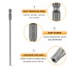 sourcing map 3pcs TT25 Security Torx Head Screwdriver Bit 6"