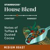 Starbucks K-Cup Coffee Pods, Medium Roast Coffee, House Blend for
