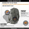 Men's Travel Backpack - Large Tactical Bag Weekend Travel Fitness