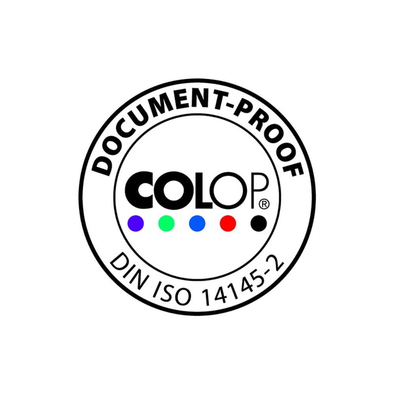 Colop COLOP Premium Stempelfarbe 801 schwarz, auf Wasserbasis, dermatologisch getestet,