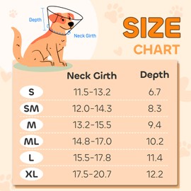 Soft Elizabethan Dog Cone Collar Adjustable for Large Medium Small Dogs, Recovery Collar After Surgery to Prevent Licking Wounds - Comfortable Alternative to Plastic Cones (L (Neck: 15.5"-17.8")