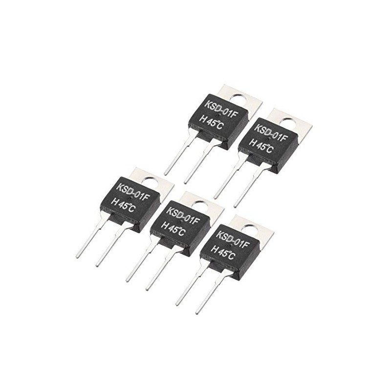 sourcing map KSD-01F Thermostat Temperature Controller 45 °C Contacts No