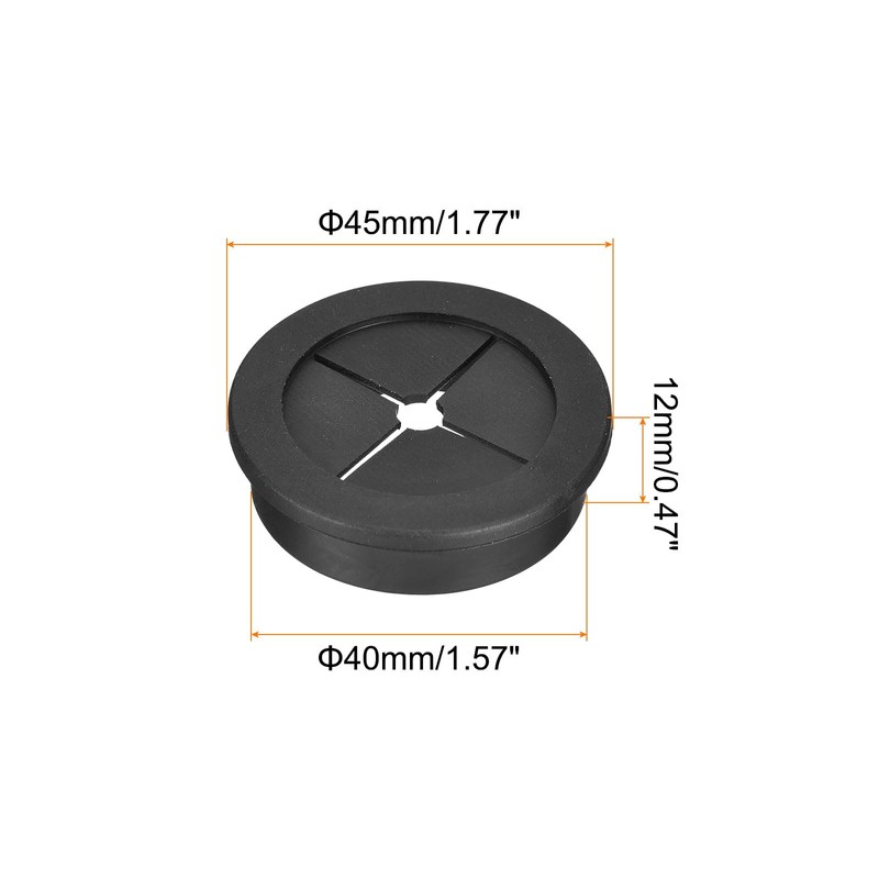 QUARKZMAN 1 x Cable Grommet, 1-9/16 Inch (40 mm) Desk