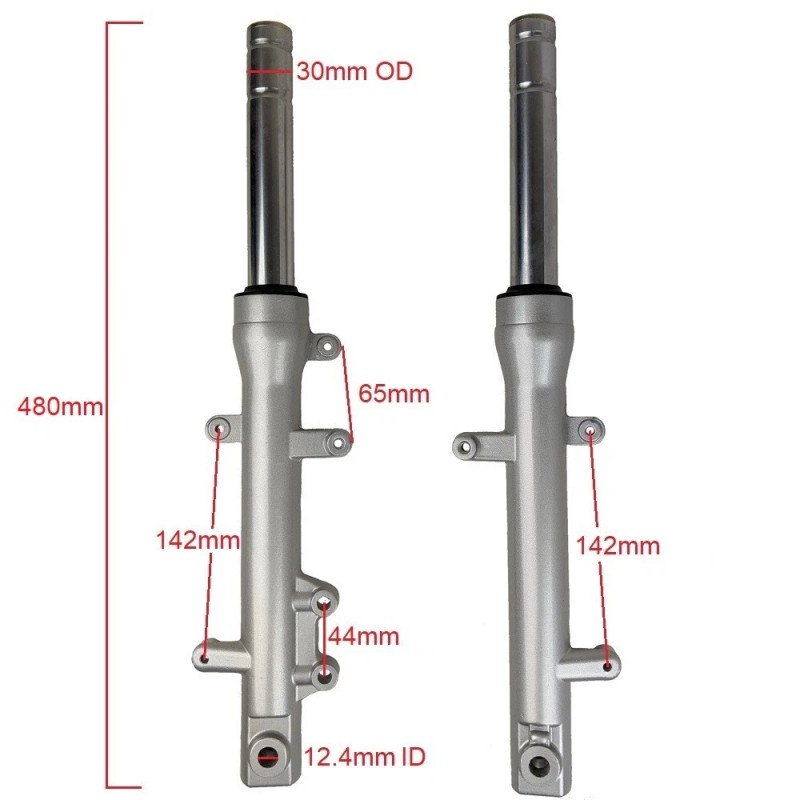 RedCAp Front Left & Right Fork Shock GY6 50cc 150cc