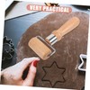 Ipetboom Wooden Rolling Pin Ergonomic Pastry Roller for Baking Smooth