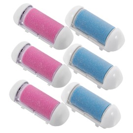 Healvian 30pcs Foot Replacement Rollers for Exfoliating Dead Skin Callus Cuticle Removal Ergonomic Design Water Resistant Color for Foot Care
