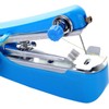 Blue Handheld Sewing Machine, Sewing Machines Portable Mini Manual Sewing