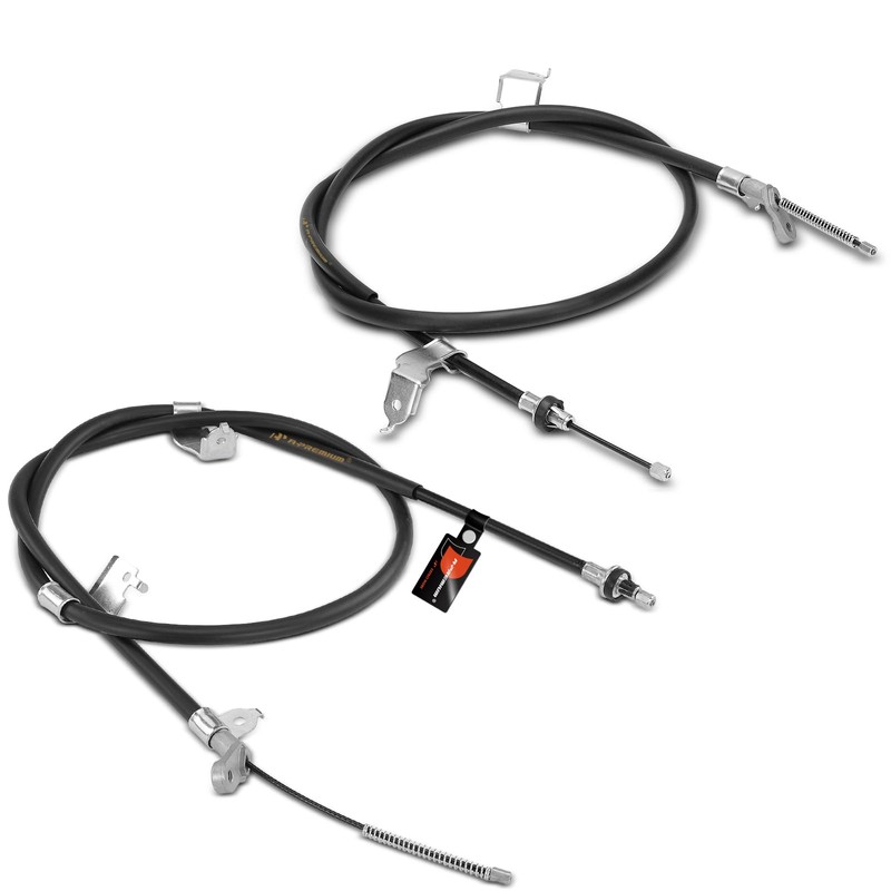 A-Premium Rear Driver and Passenger Side Parking Brake Cable Assembly