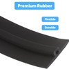 Vandrabase Inner Track Coverage L-Track Dust Protector, 2m/6.56ft Rubber Cover,