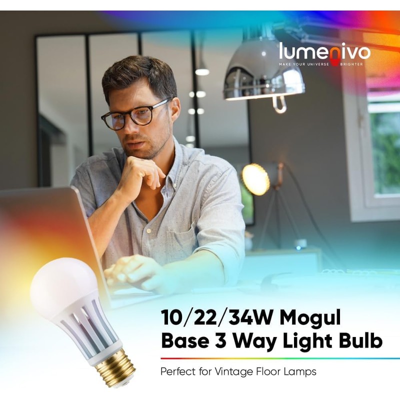 lumenivo Replacement for General Electric Lighting 41459 3WY 100/300 Mogul