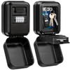 TEUEN Key Lock Box, Waterproof Wall Mount Lock Box for