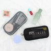 Cosmetic Mesh Net Pouch for Foundation and Toiletries Lip Balm Red 2ea