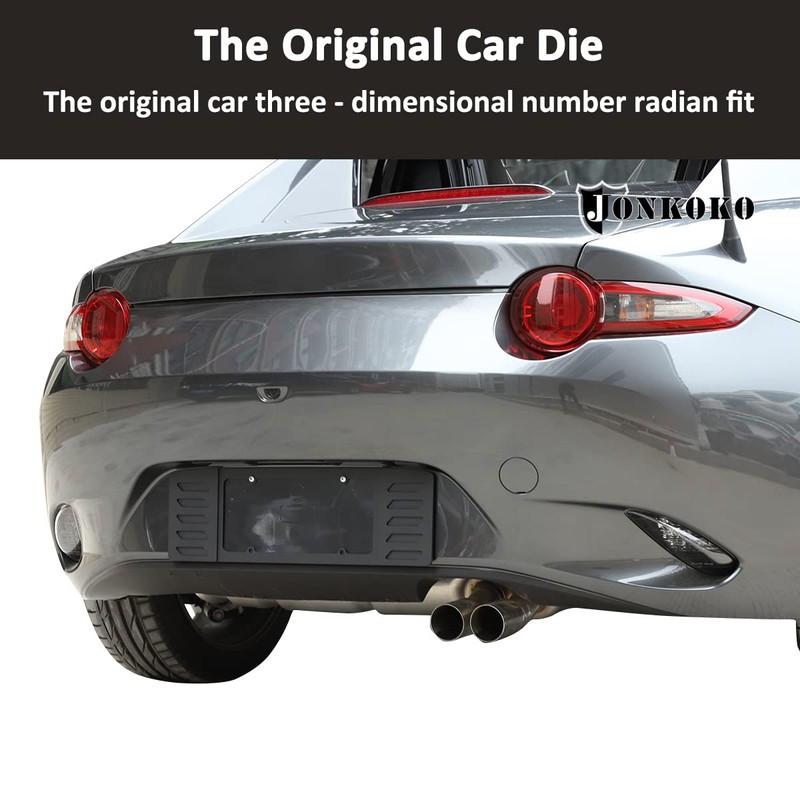 Black Aluminum Alloy Rear License Frame for Mazda MX-5 ND