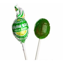 50 PIECE SOUR APPLE CHARMS BLOW POPS LOLLIPOPS