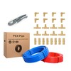 Efield Pex-B Pipe & Fitting Combo: 1/2 Inch Pipe (2