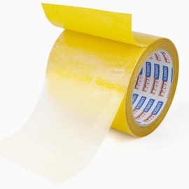 ADHES Double Sided Carpet Tape Heavy Duty, Removable & Residue-Free Non Slip Rug Gripper for Hardwood Floors, Rug Tape for Area Rugs and Anti-Slip Grips, 4 Inch x 10 Yards