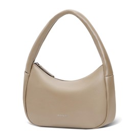 RAINSMORE Purse for Everyday Use Small Shoulder Bag for Women Leather Classic Clutch Tote HandBag for Going Out, Dates