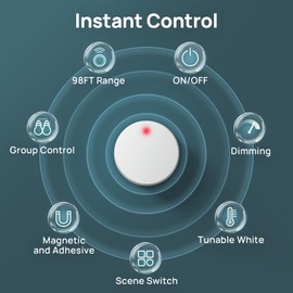 Linkind Matter Smart Light Bulb, WiFi Smart Bulbs with Remote, Smart Bulb Work with Apple Home, Alexa, Google Home, SmartThings, RGBTW Color Changing Bulbs Music Sync, 2.4Ghz A19 E26 60W 800LM 4 Pack