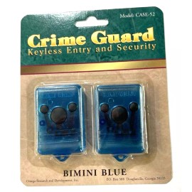 OMEGA NEW PAIR Omega Bimini Blue 3-Button Remote Fob Transmitter CASE ONLY - L2MET5C