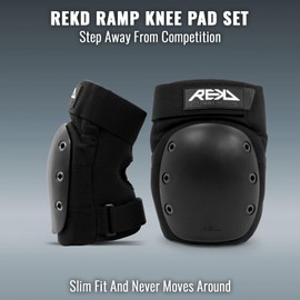 Rekd Ramp Knee Protectors Unisex Adult XS Black