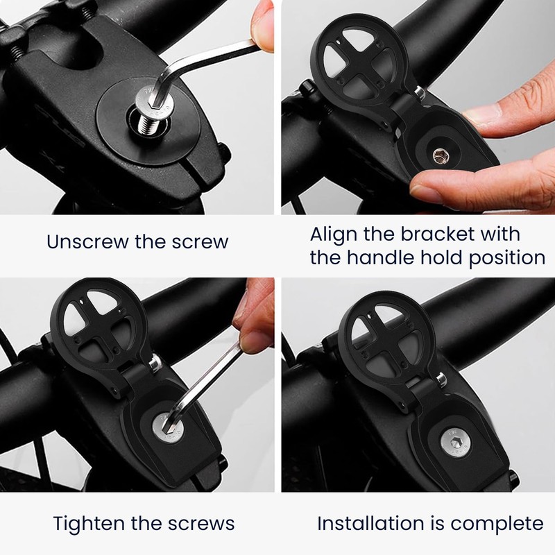 kwmobile Mount Compatible with Garmin Edge/Bryton Rider/Wahoo Mount - Bicycle
