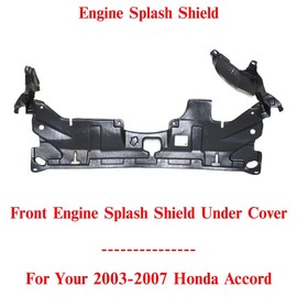 US AUTO PARTS PLUS New Front Engine Splash Shield Under Cover for 2003-2007 Honda Accord Direct Replacement 74111SDAA00
