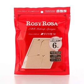 Rosy Rosa Make Up Moist Sponge - Daiya - 6pc