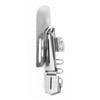 Luatoxry Sewing Machine Folder, 1-3/8in-1/2in Binding Attachment Folder, Metal Binding